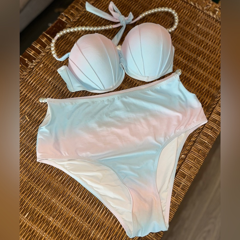 Cupshe Mermaid Seashell High-Waist Bikini - Picture 2 of 8